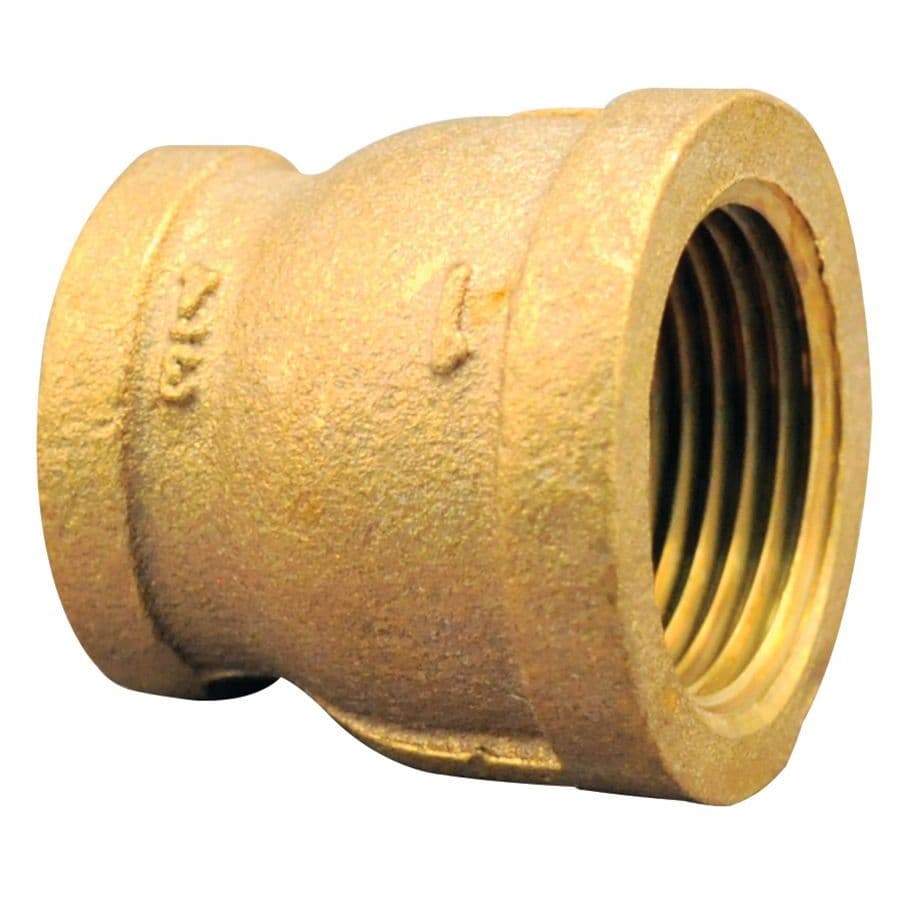 Brass Pipe Reducing Couplings (1” x 3/4” NPT)
