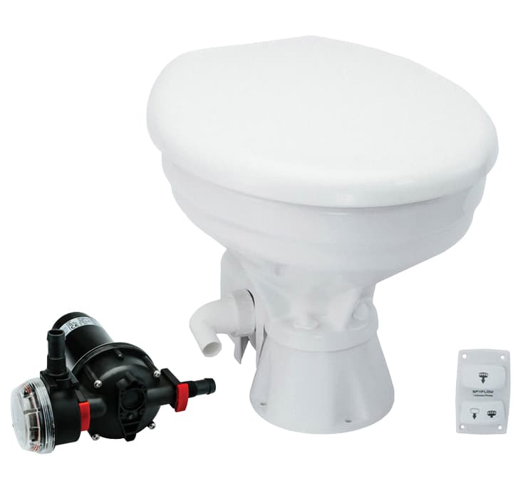 AquaT™ Silent Electric Compact Toilet - Comfort Model (24 Volt)