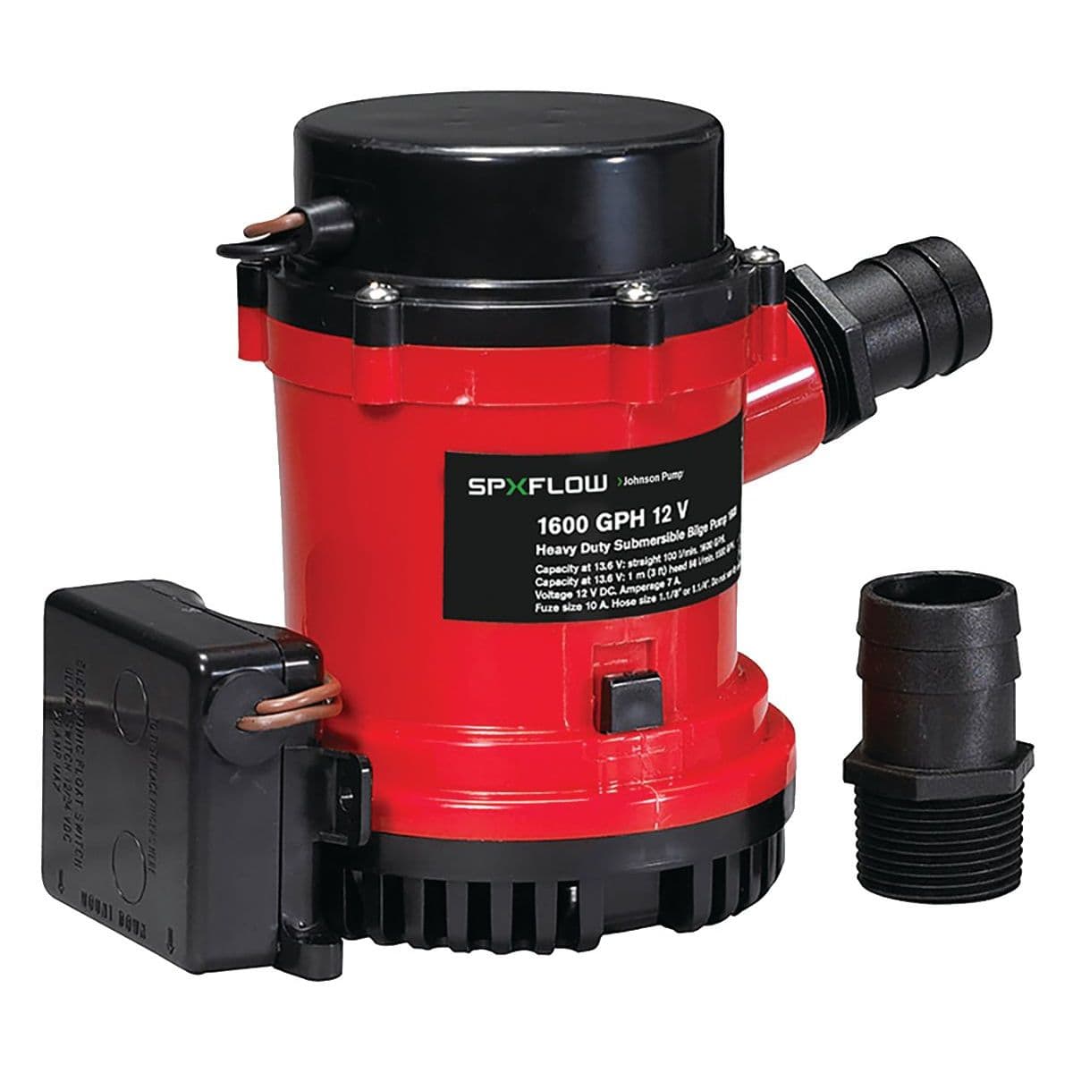 Heavy Duty Automatic Submersible Bilge Pump (1,600 GPH)