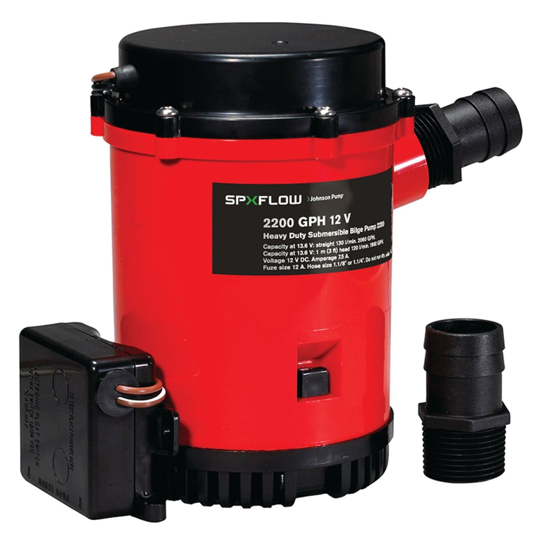 Heavy Duty Automatic Submersible Bilge Pump (2,200 GPH)