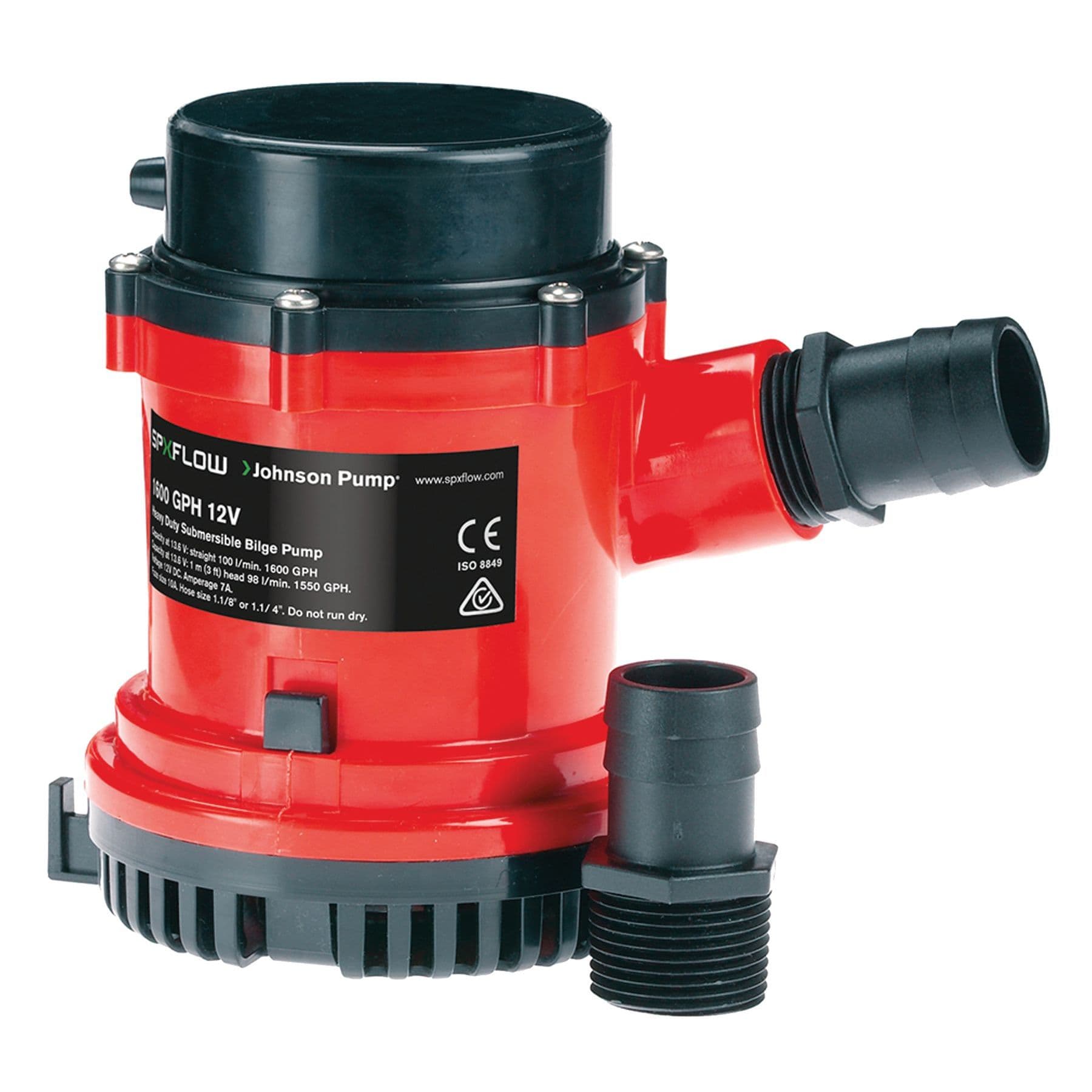 Heavy Duty Non-Automatic Submersible Bilge Pump (1,600 GPH)