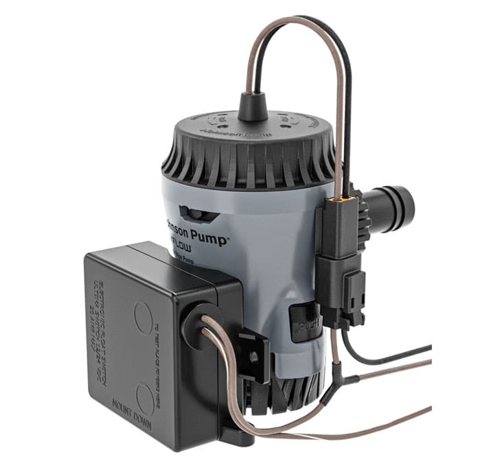 Aqua Void Non-Automatic Submersible Cartridge Bilge Pump with Ultima Switch (800 GPH)