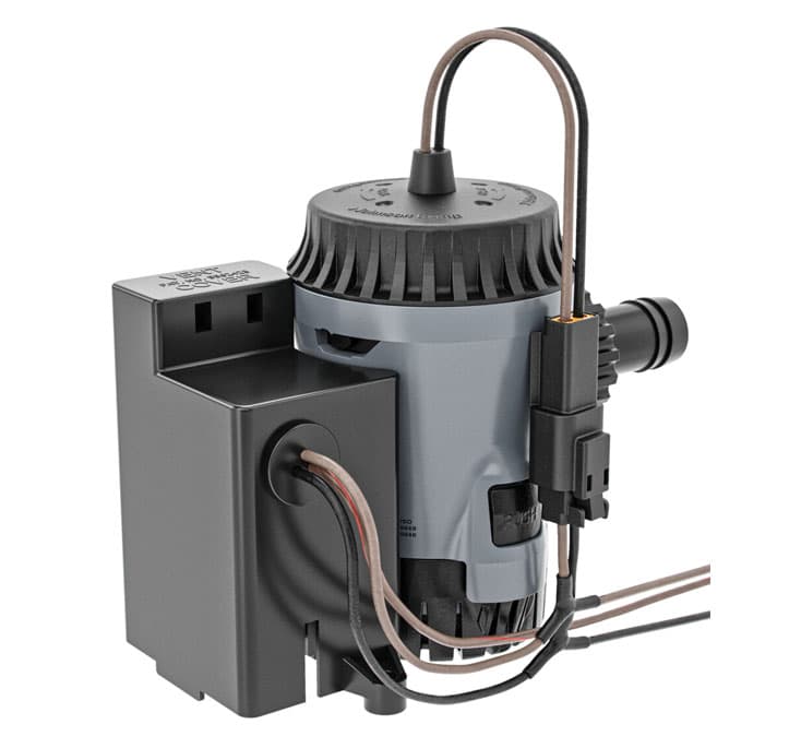 Aqua Void Non-Automatic Submersible Cartridge Bilge Pump with Electro-Magnetic Switch (800 GPH)