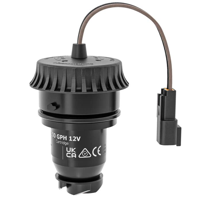 Cartridge Pump Replacement Motor for Aqua O2 Automatic Bilge Pumps (500 GPH)
