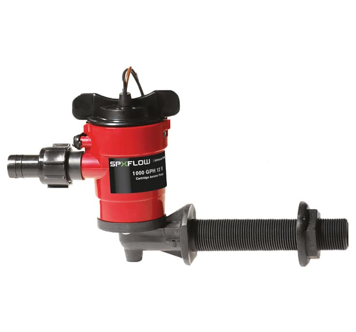 Cartridge Aerator Pump - 90° (1,000 GPH)