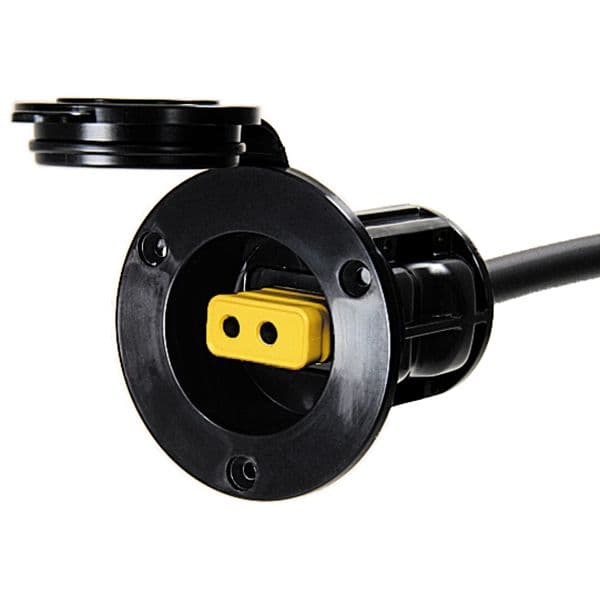 Flush Mount Power Port (Black)