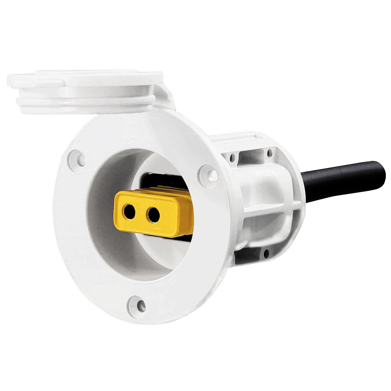 Flush Mount Power Port (White)