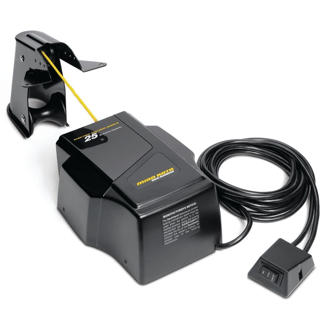 DeckHand™ 25 Electric Anchor Winch (with 12’ Corded Remote)