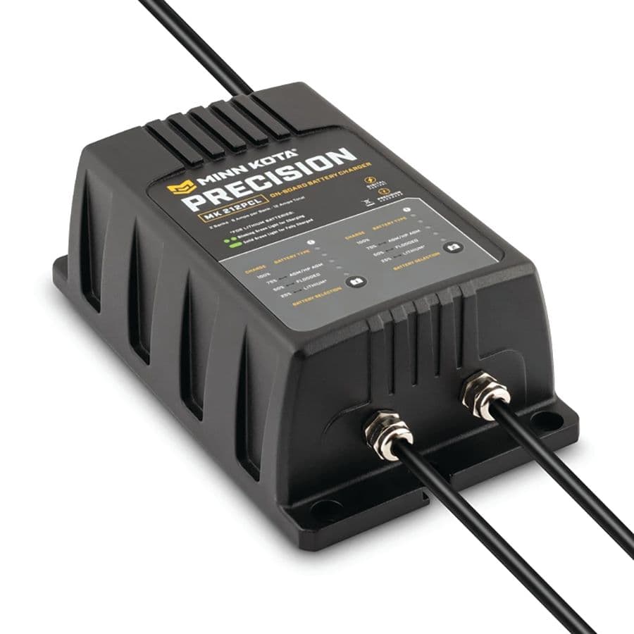 12V Lithium Ion Optimized Precision On-Board Charger (12A, 2 Bank)