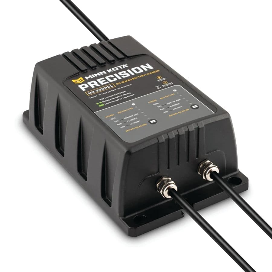 12V Lithium Ion Optimized Precision On-Board Charger (20A, 2 Bank)