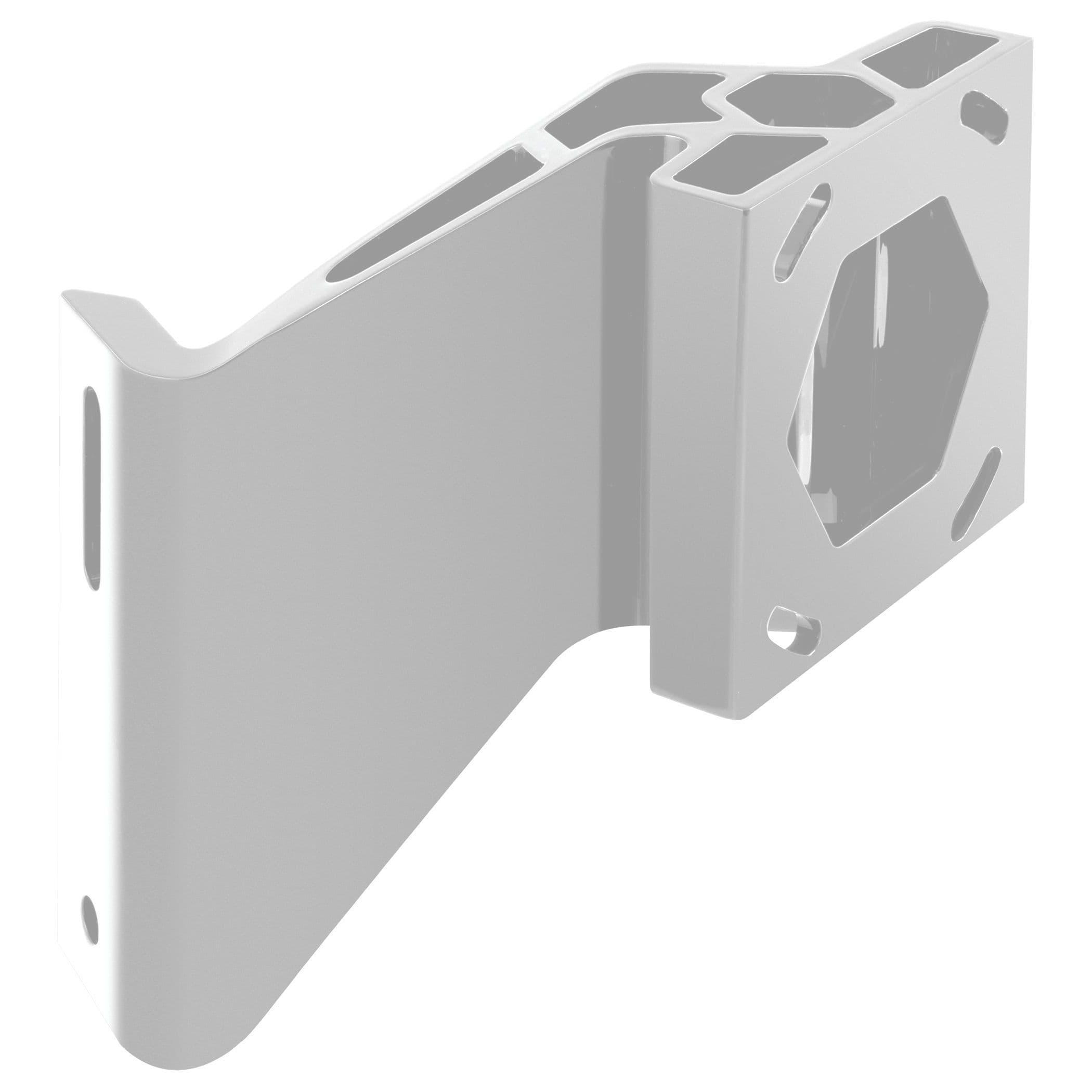 Raptor Jack Plate Adapter Bracket - Starboard (Setback 2", Rise 4”, White)