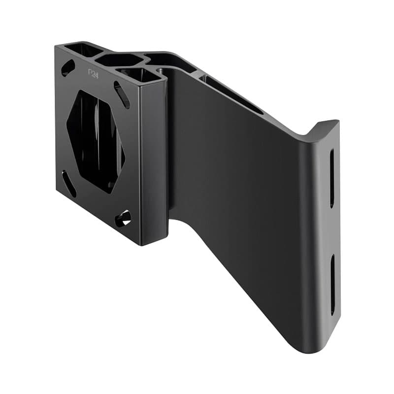 Raptor Jack Plate Adapter Bracket - Port (Setback 2", Rise 4”, Black)