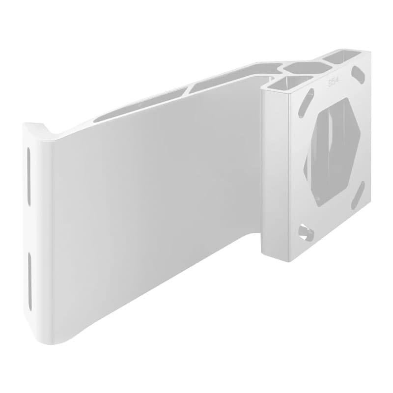 Raptor Jack Plate Adapter Bracket - Starboard (Setback 5", Rise 4”, White)