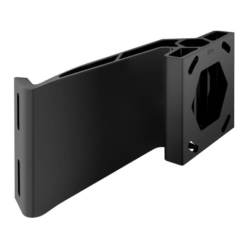Raptor Jack Plate Adapter Bracket - Starboard (Setback 5", Rise 4”, Black)