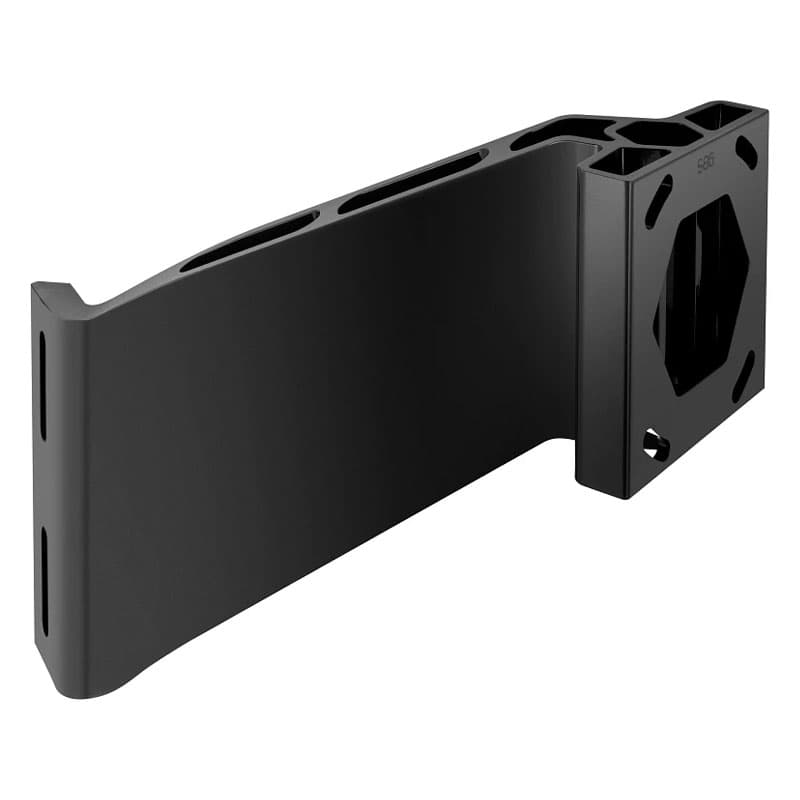 Raptor Jack Plate Adapter Bracket - Starboard (Setback 8", Rise 6”, Black)