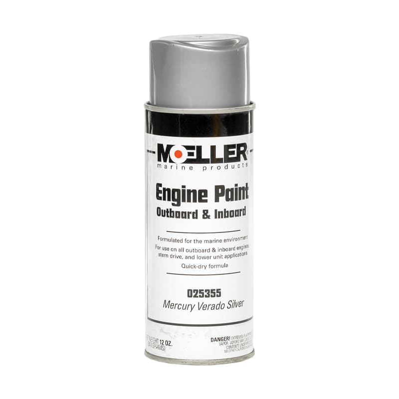 Engine Paint - Mercury (Verado Silver, 12 oz.)