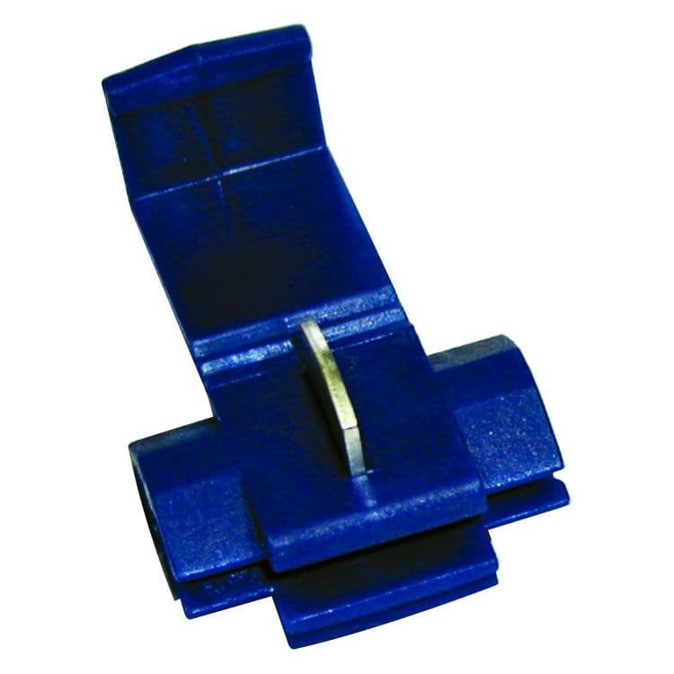 Vinyl Insulated Quick Splices (18-14 AWG, Blue)