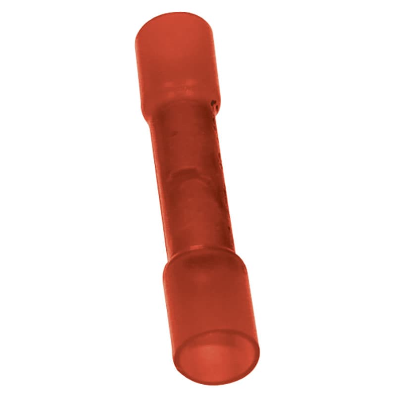Heat Shrink Butt Connectors (22-18 AWG, Red)
