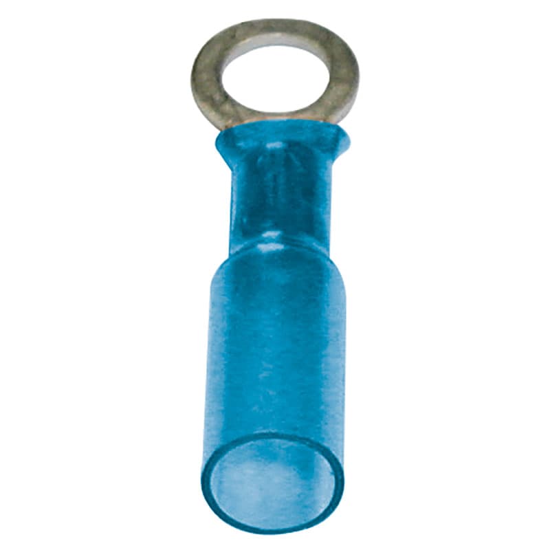 Heat Shrink Ring Tongues (16-14 AWG, #10, Blue)
