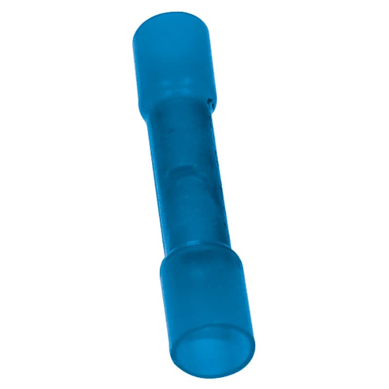 Heat Shrink Butt Connectors (16-14 AWG, Blue)