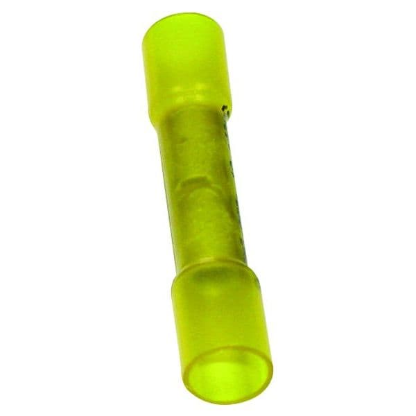 Heat Shrink Butt Connectors (12-10 AWG, Yellow)