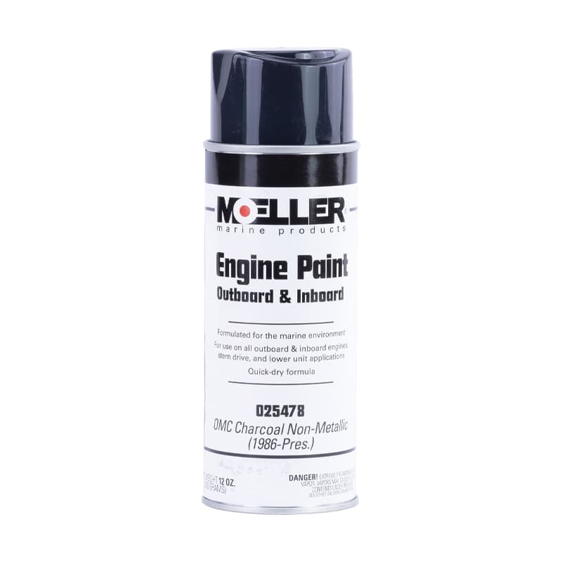 Engine Paint - OMC (Charcoal, 1986-Present, 12 oz.)