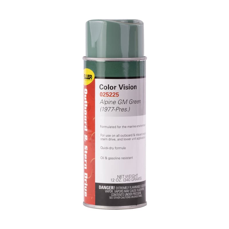 Engine Paint - Color Vision (Alpine GM Green, 1977-Present, 12 oz.)