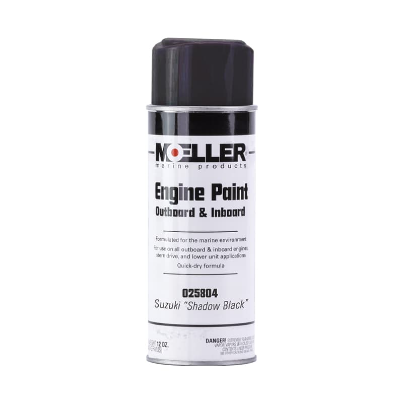 Engine Paint - Suzuki (Shadow Black, 12 oz.)