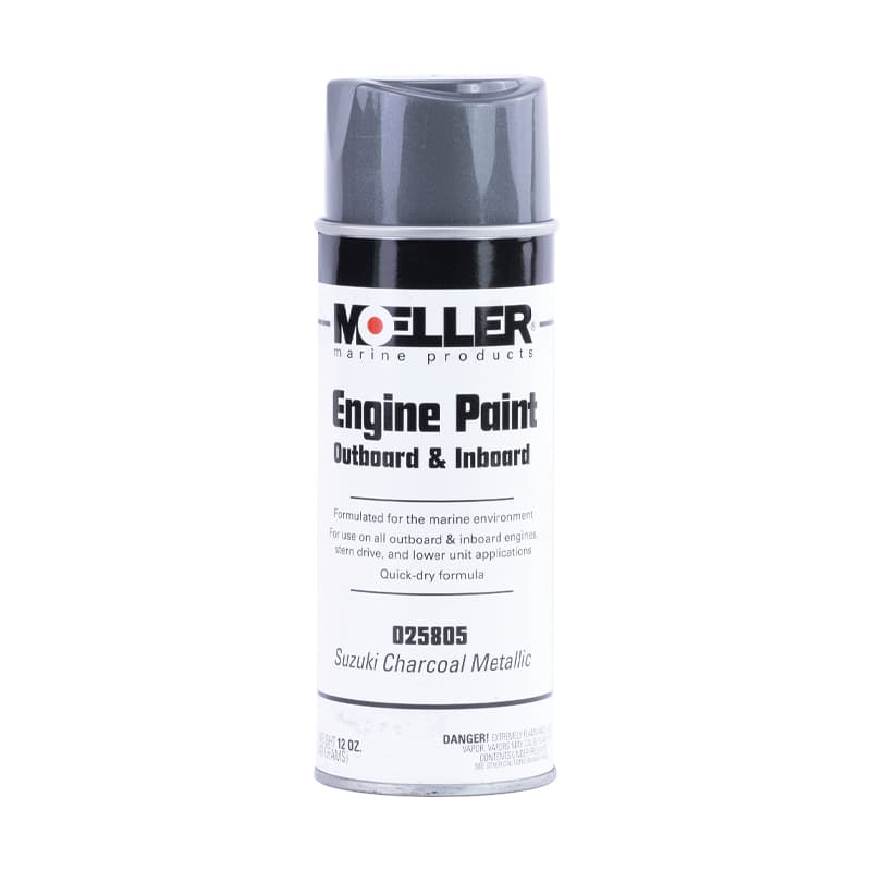 Engine Paint - Suzuki (Charcoal Metallic, 12 oz.)