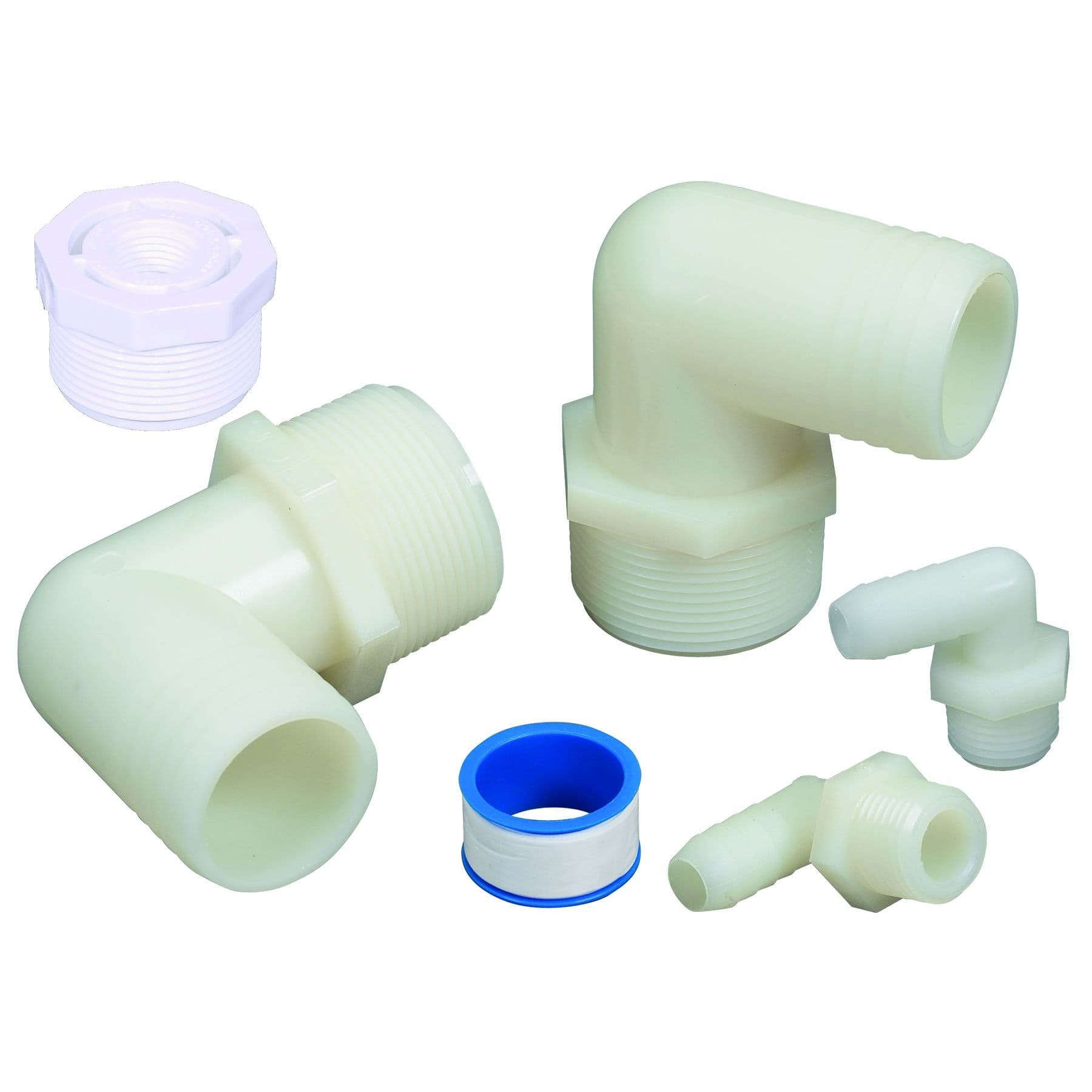 Waste Tank 90° Pipe-to-Hose Kit