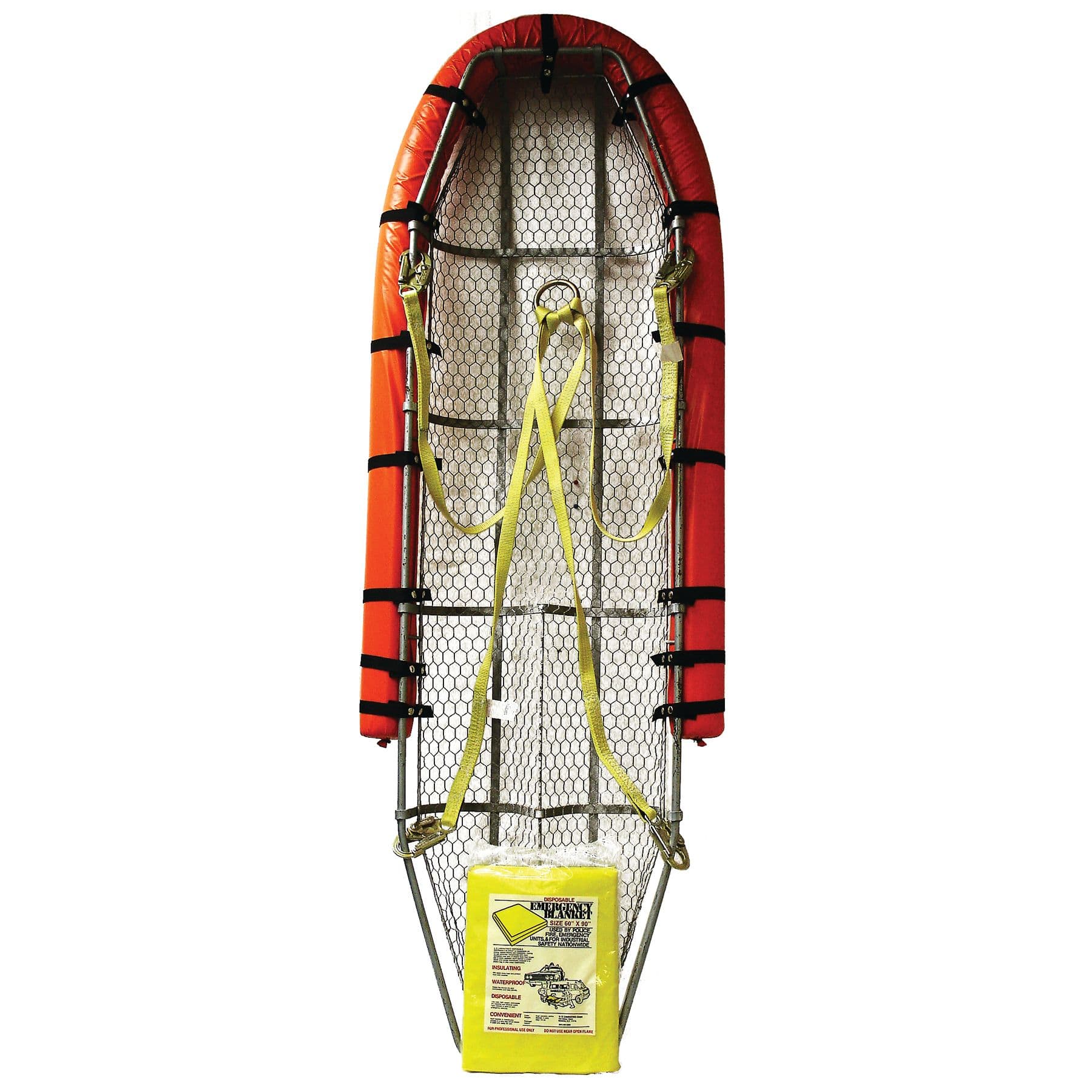Stokes Wire Stretcher Steel Litter with Straps