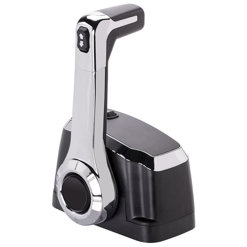 Xtreme Dual-Function Chrome Top Mount Control with Trim and Tilt (Single Lever)
