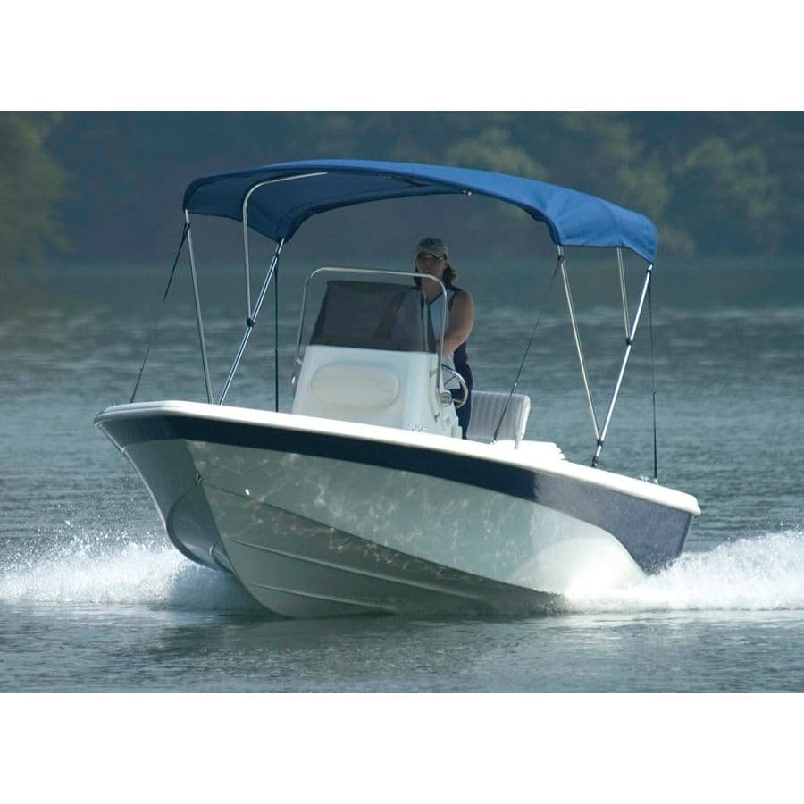 Outdura 3 Bow Complete Bimini Top Kit 60”-66” (Jet Black)