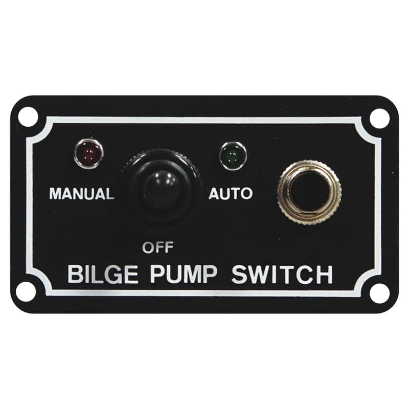 L.E.D.  Bilge Pump Dash Switch