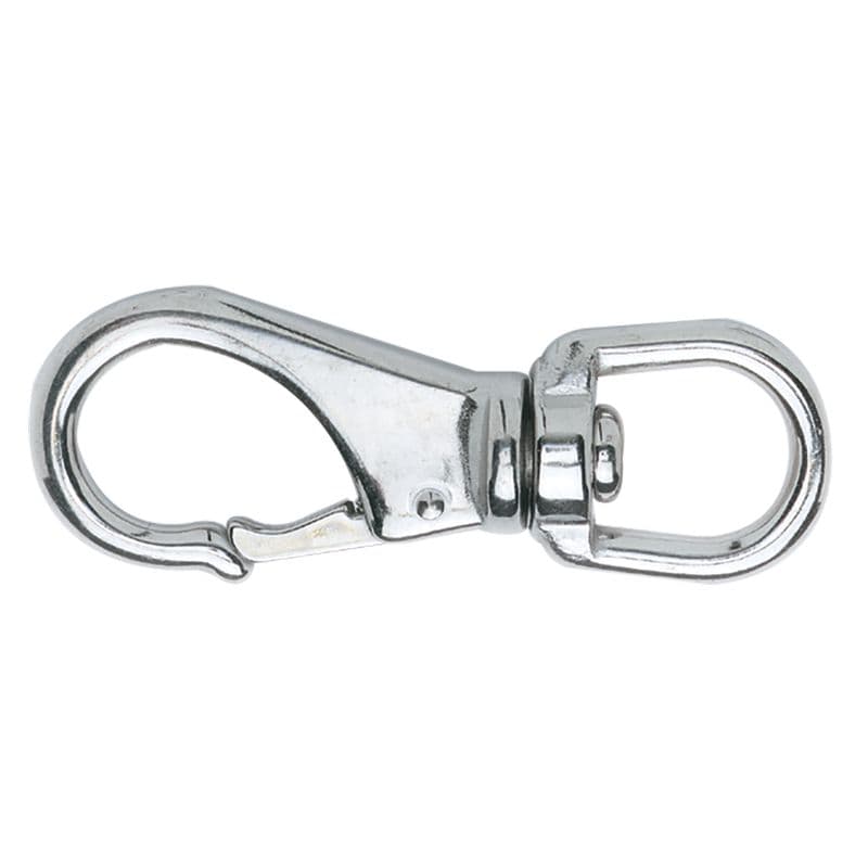 Stainless Steel Swivel Eye Snap with Spring Loaded Hook (Length 3-3/4")