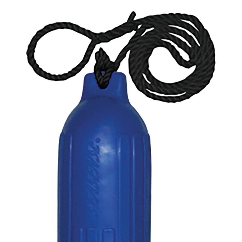 Twisted Multi-Filament Polypropylene (MFP) Fender Line (Black, Diameter 3/8", Length 4')