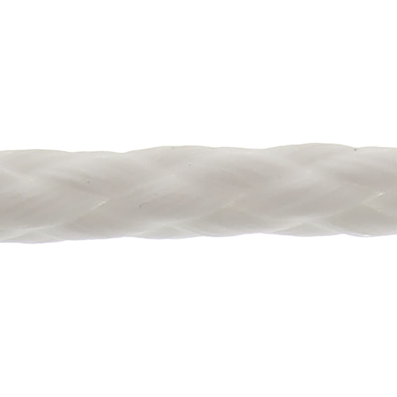 Hollow Braid Polypropylene Rope (White, Diameter 1/2", Length 500')