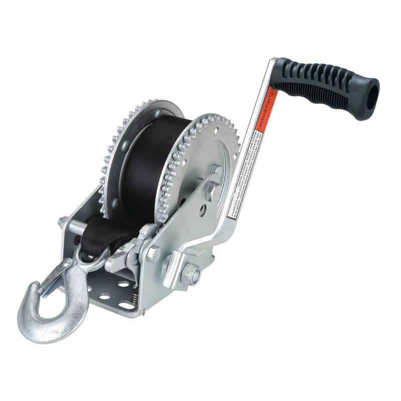 2,000 lb. Zinc Plated Trailer Winch (2 Speeds)