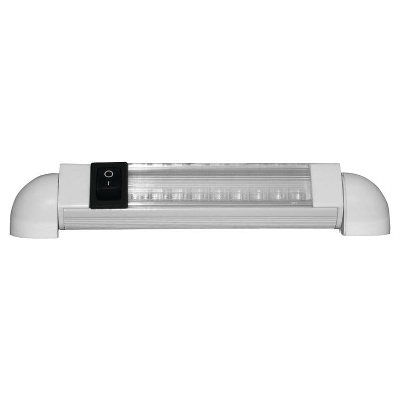 L.E.D. Rail Light (12 White L.E.D.s, Length 6")