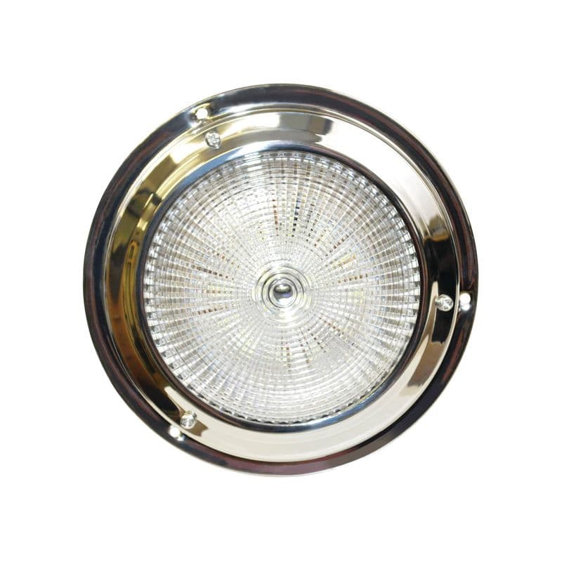 L.E.D. Dome Light (Diameter 5-1/2", 18 Cool White L.E.D.s)