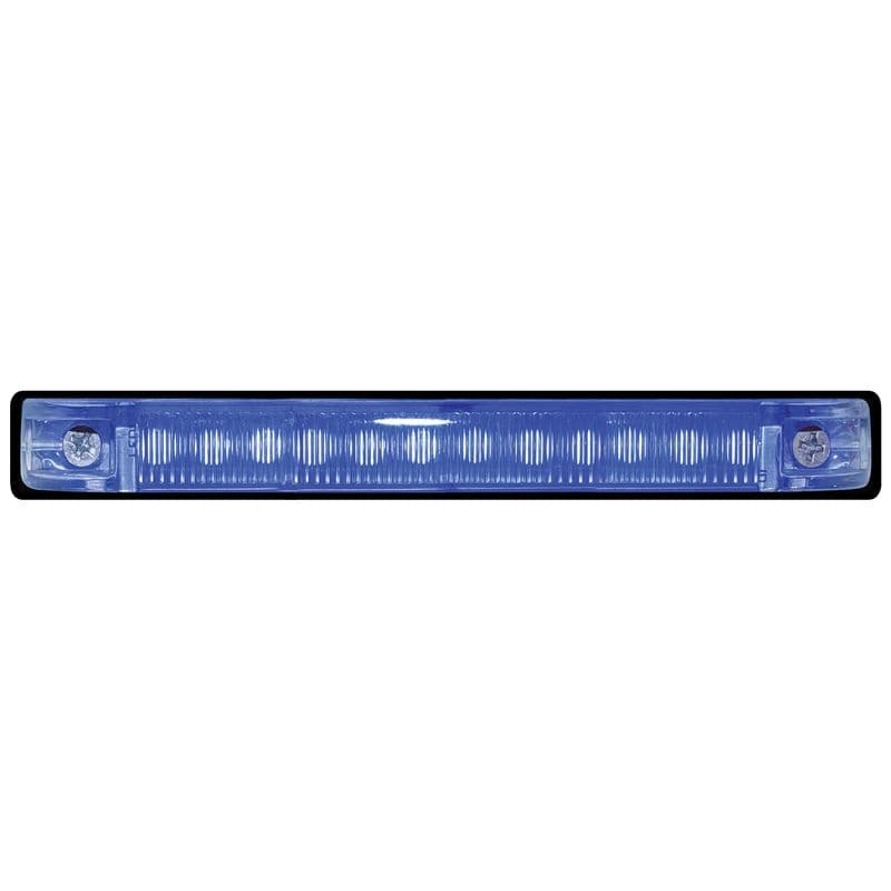 L.E.D. Multi-Purpose Utility Strip Light (12 Blue L.E.D.s, Length 6")
