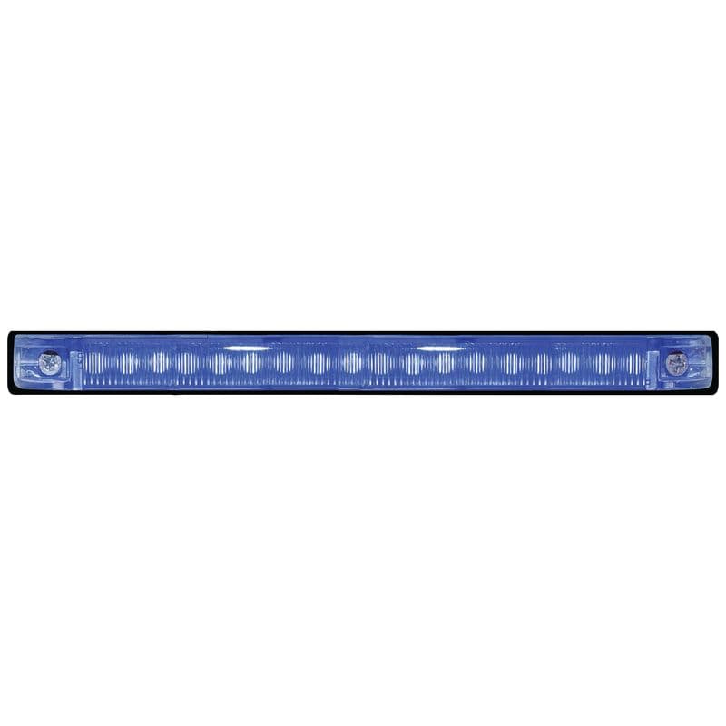 L.E.D. Multi-Purpose Utility Strip Light (18 Blue L.E.D.s, Length 8")