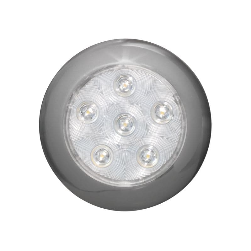 L.E.D. Surface Mount Puck Light (Diameter 3", 4 White L.E.D.s.)