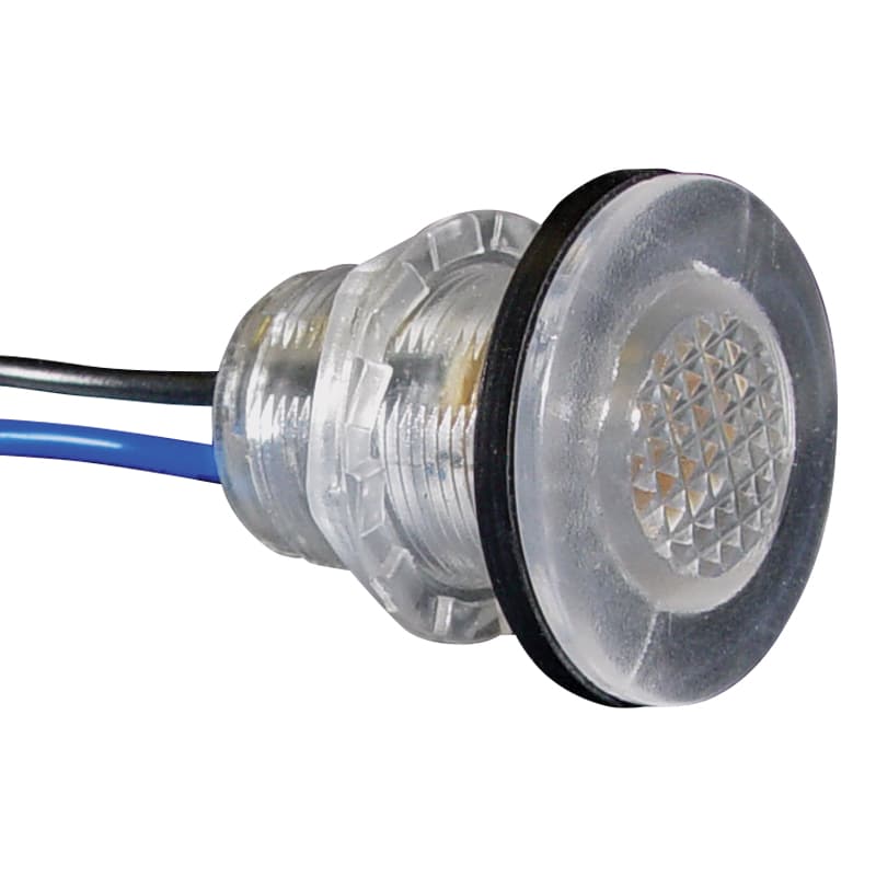 L.E.D. Crystal Livewell Light (Diameter 1-1/4", White L.E.D.s.)