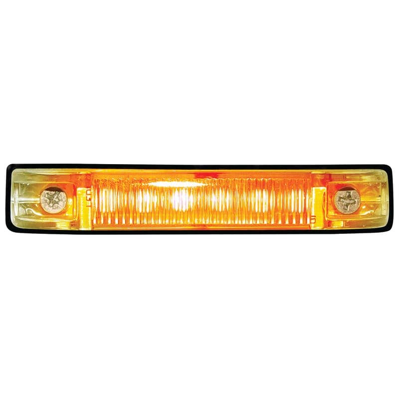 L.E.D. Multi-Purpose Utility Strip Light (6 Amber L.E.D.s, Length 4")