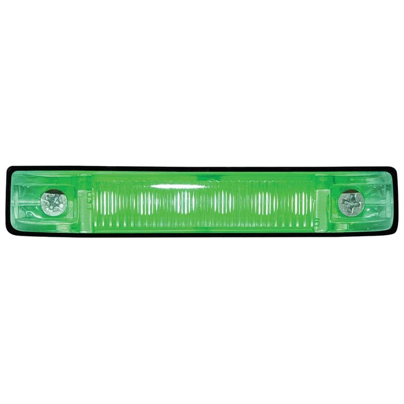 L.E.D. Multi-Purpose Utility Strip Light (6 Green L.E.D.s, Length 4")