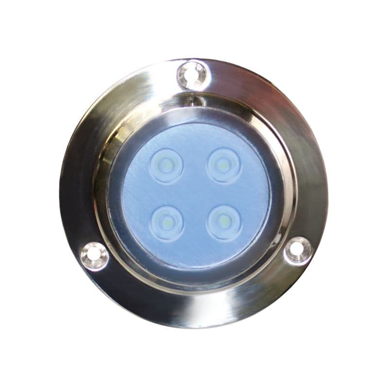 L.E.D. Surface Mount Underwater Light (4 Blue L.E.D.s.)