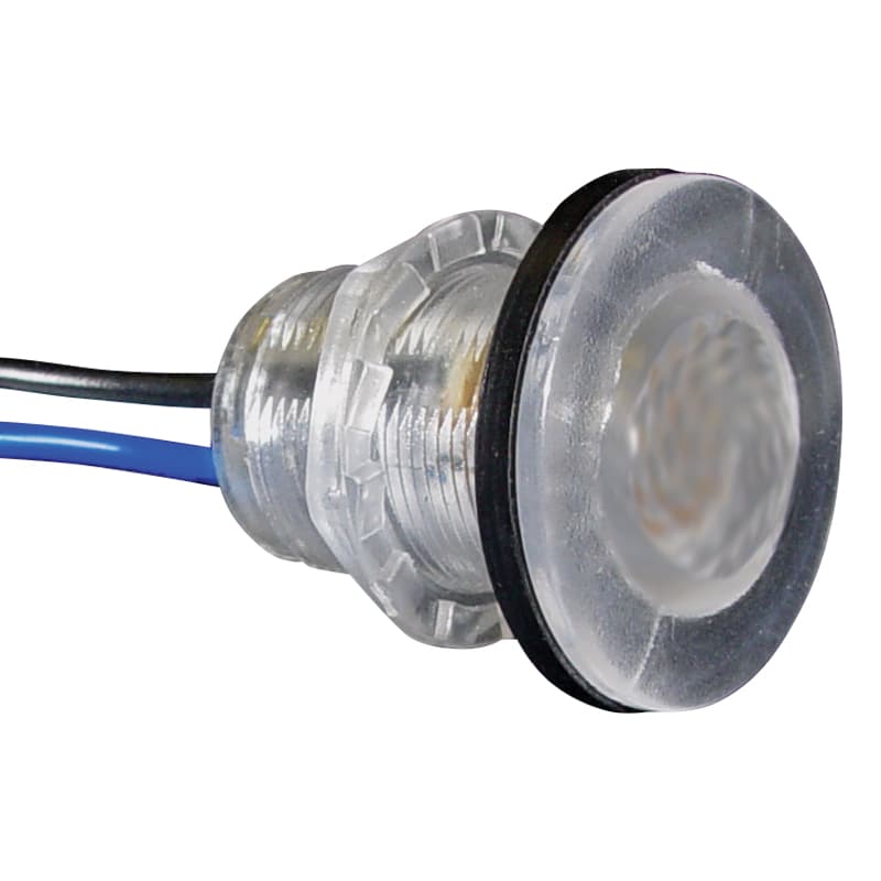 L.E.D. Frosted Livewell Light (Diameter 1-1/4", Red L.E.D.s.)