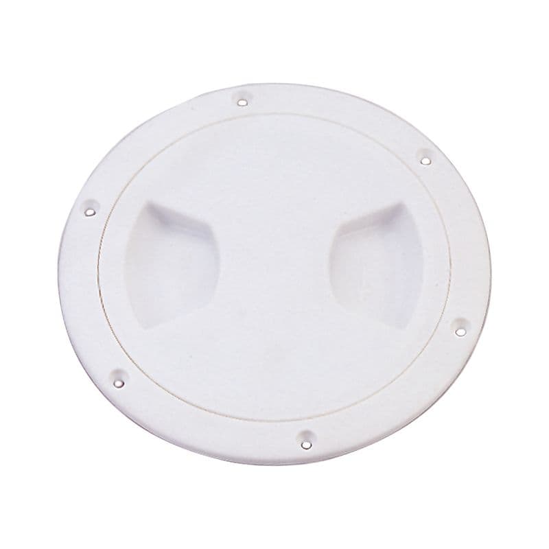 Plastic Waterproof Twist-N-Lock Deck Plate (White)