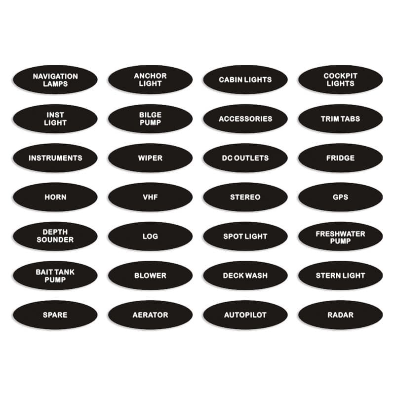 L.E.D. Wave Design Toggle Switch Panel with USB Charger Port (5 Gang)